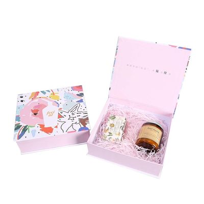 Caja de encargo de empaquetado del rosa de la caja del perfume de la cartulina y blanca para las mujeres