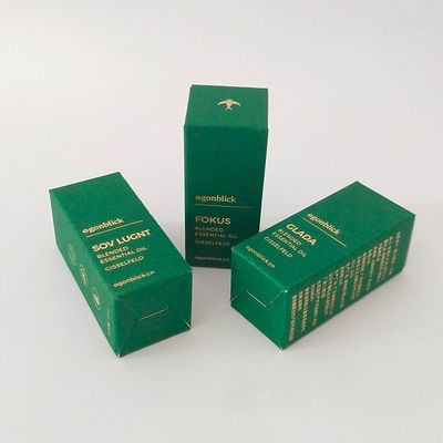 Embalaje de maquillaje ecológico Caja de botella de aceite esencial con diseño personalizado