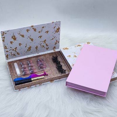 Caja magnética rosa personalizada para envases de productos de belleza