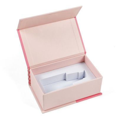 Cajas de embalaje de cartón negro para mujeres Perfumes con inserción de espuma