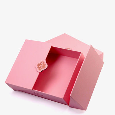 Caja de regalo magnética rosa única con embalaje de diseño personalizado para productos cosméticos