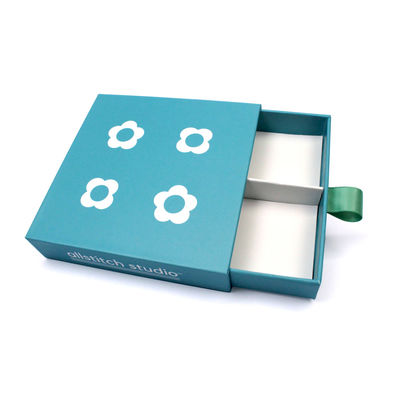 Caja de papel de joyería pequeña creativa para conjuntos de anillo y collar