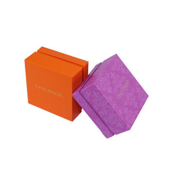 Caja de cartón de lujo Envasado Collar y anillo Joyería con bolso de regalo