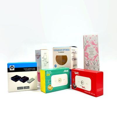 Cajas de embalaje vacías personalizadas con logotipo Caja de cartón blanco Todos los tipos de cajas de exhibición de productos