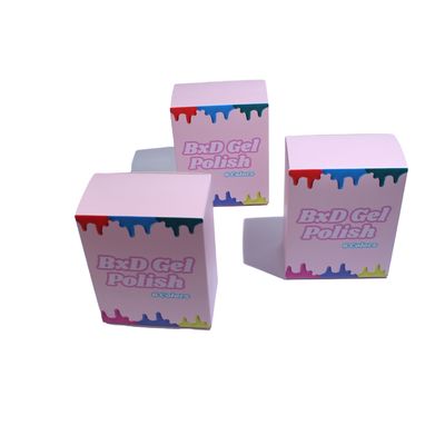 Embalaje de productos de belleza personalizados Cajas adecuadas para uñas falsas Desig de cuidado de la piel caja de regalo caja de papel pequeña